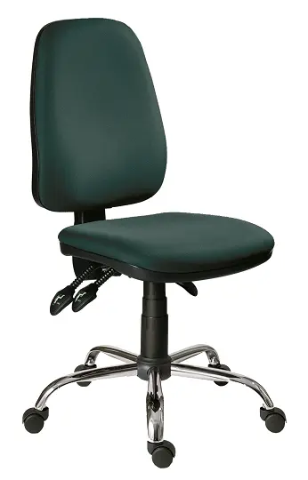 333 ASYN/CR židle kancelářská, látka BO BONDAI BN6 (8010) - látka tmavě šedá